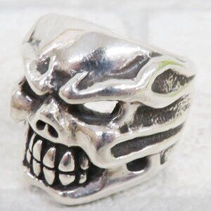 TRAVIS WALKER Med Chomp Skull Ring W/Pouch & Authenticity Cards